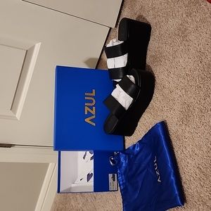 Azul shoes tania black size 7
